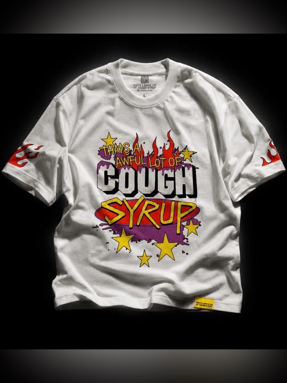 That’s A Awful Lot Of Cough Syrup ‘Po Up V2’ Tee - Size L - NWT